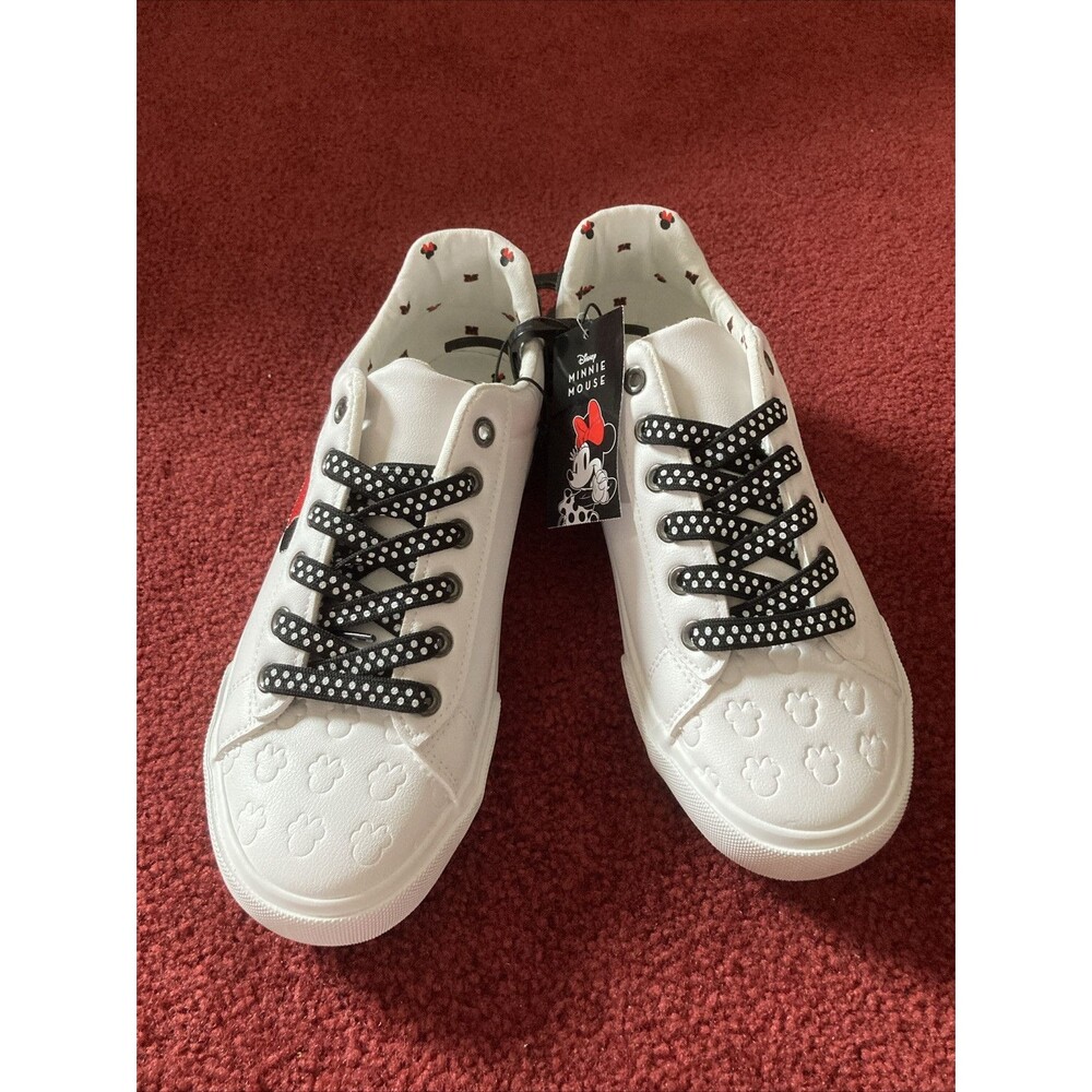 Disney  - Minnie Mouse Women's Low-top Court Sneakers - Brand New w/Tags Size 8